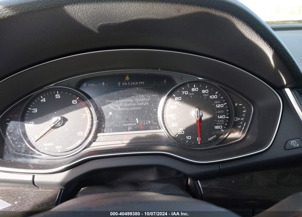 2019 AUDI Q5 45 PREMIUM VIN: WA1ANAFY4K2037353