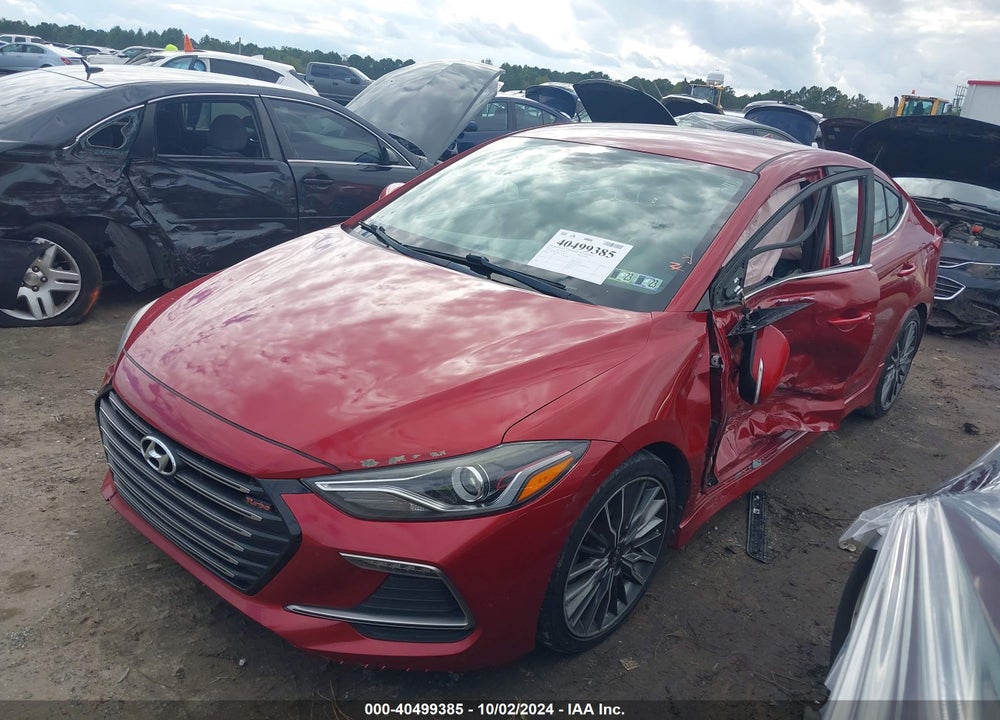 2017 HYUNDAI ELANTRA SPORT VIN: KMHD04LB9HU361927
