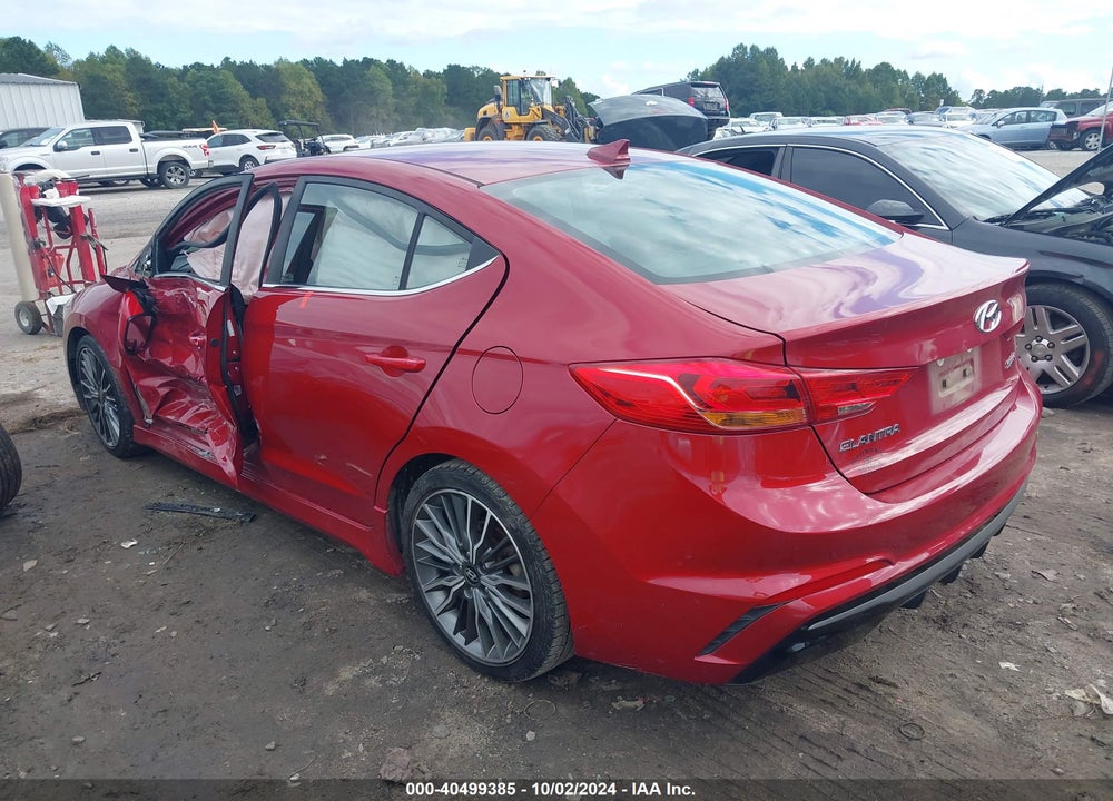2017 HYUNDAI ELANTRA SPORT VIN: KMHD04LB9HU361927