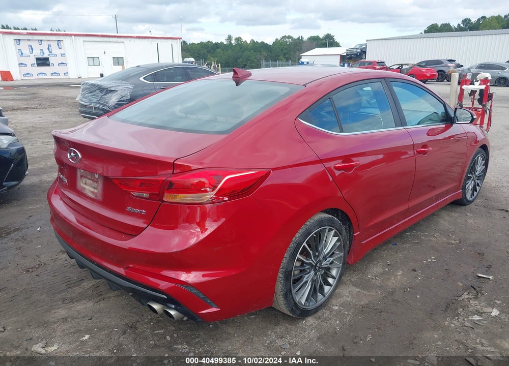 2017 HYUNDAI ELANTRA SPORT VIN: KMHD04LB9HU361927