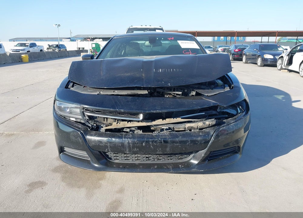 2016 DODGE CHARGER SE VIN: 2C3CDXBGXGH265653
