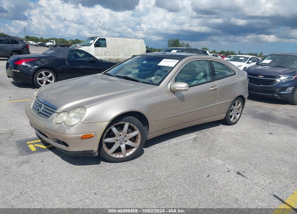 2004 MERCEDES-BENZ C 230 KOMPRESSOR SPORT VIN: WDBRN40J04A592703