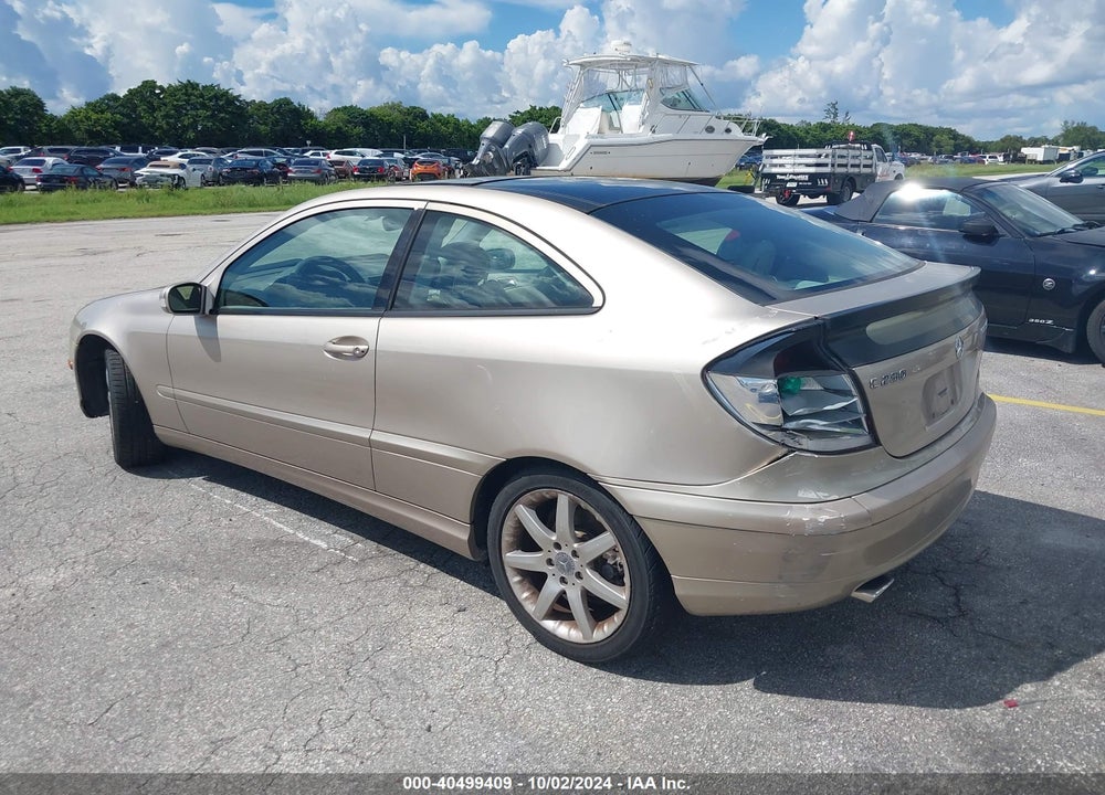 2004 MERCEDES-BENZ C 230 KOMPRESSOR SPORT VIN: WDBRN40J04A592703