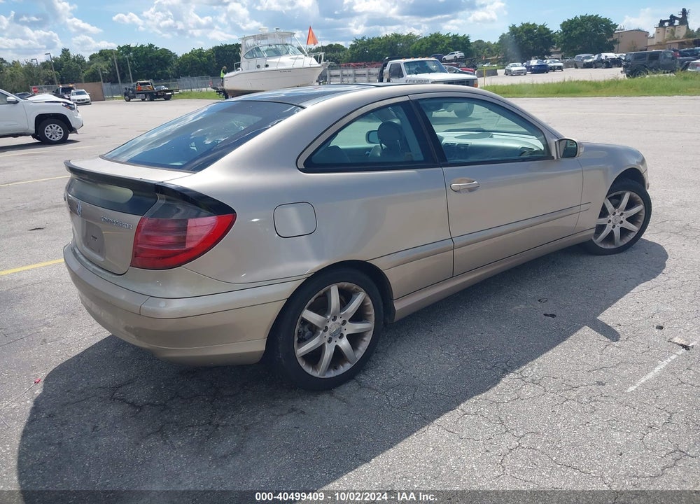 2004 MERCEDES-BENZ C 230 KOMPRESSOR SPORT VIN: WDBRN40J04A592703