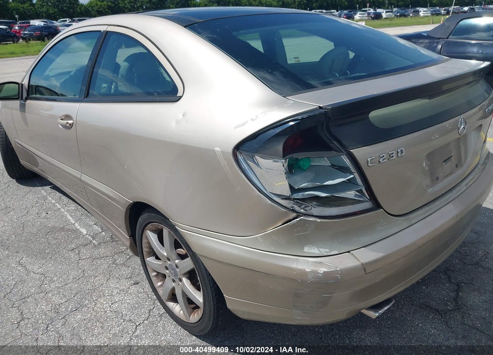 2004 MERCEDES-BENZ C 230 KOMPRESSOR SPORT VIN: WDBRN40J04A592703