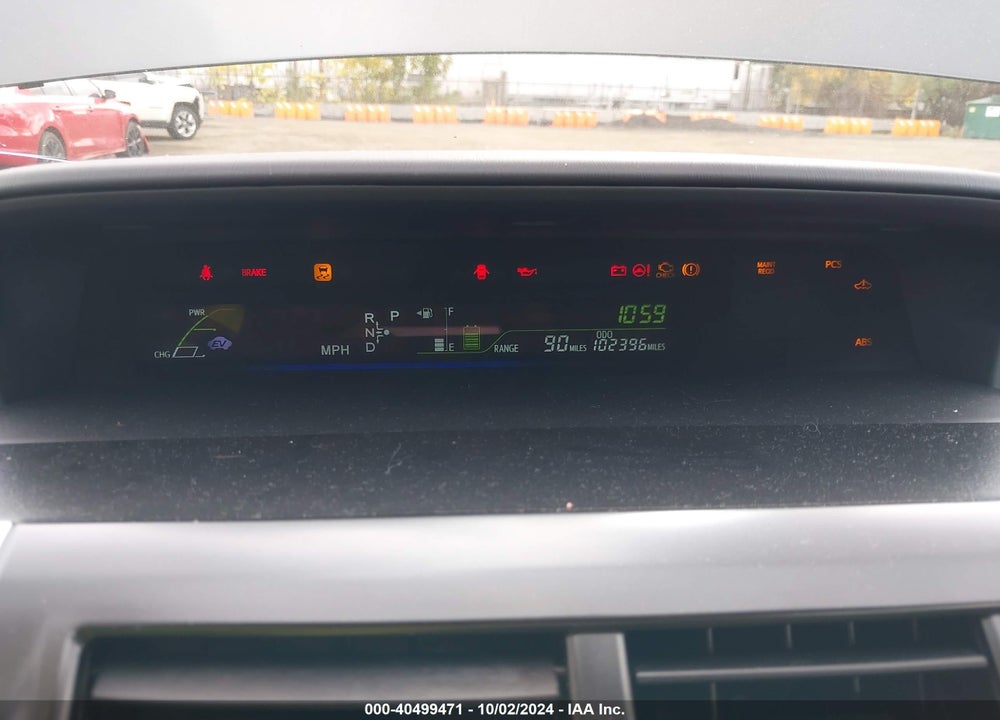 2012 TOYOTA PRIUS V FIVE VIN: JTDZN3EU7C3126025