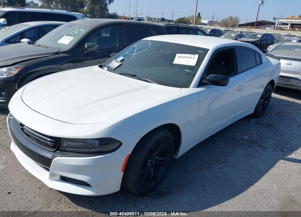 2018 DODGE CHARGER SXT RWD VIN: 2C3CDXBG7JH337402