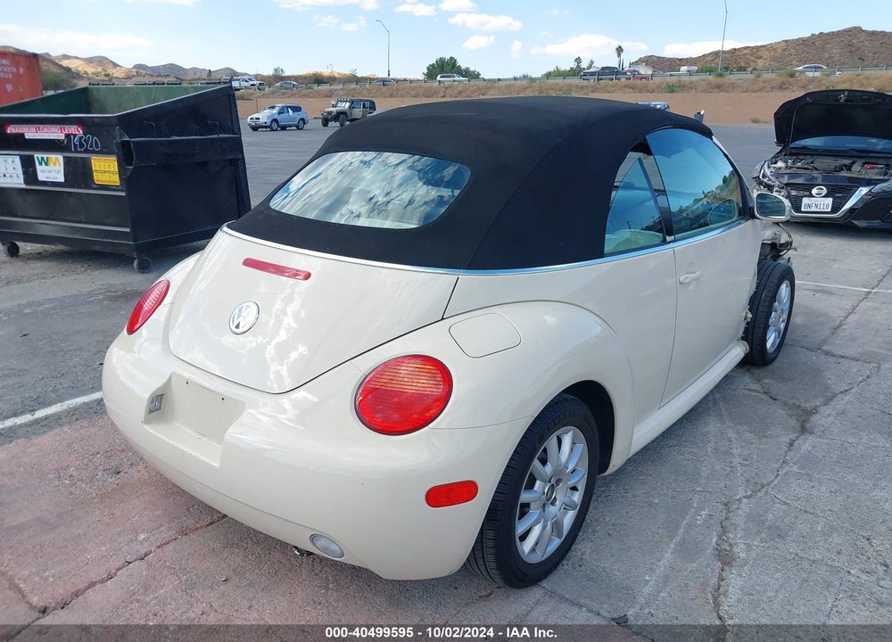2004 VOLKSWAGEN NEW BEETLE GLS VIN: 3VWCM21YX4M309153