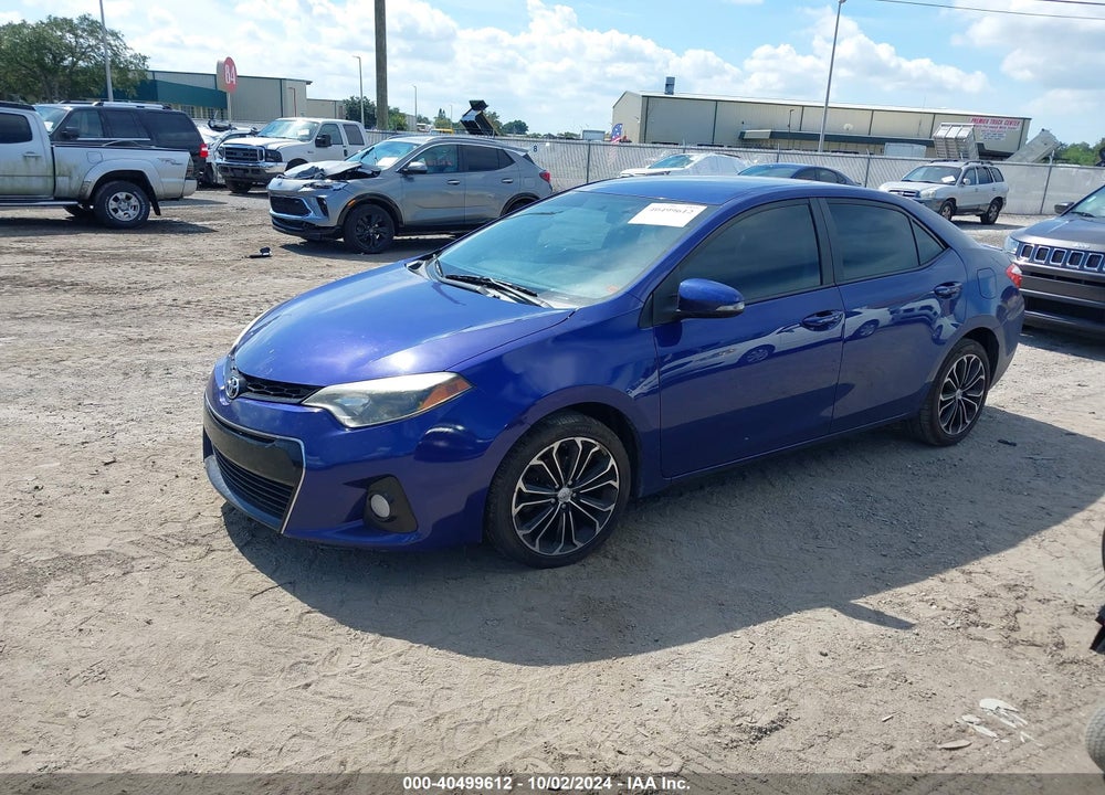 2015 TOYOTA COROLLA S PLUS VIN: 2T1BURHE3FC422537