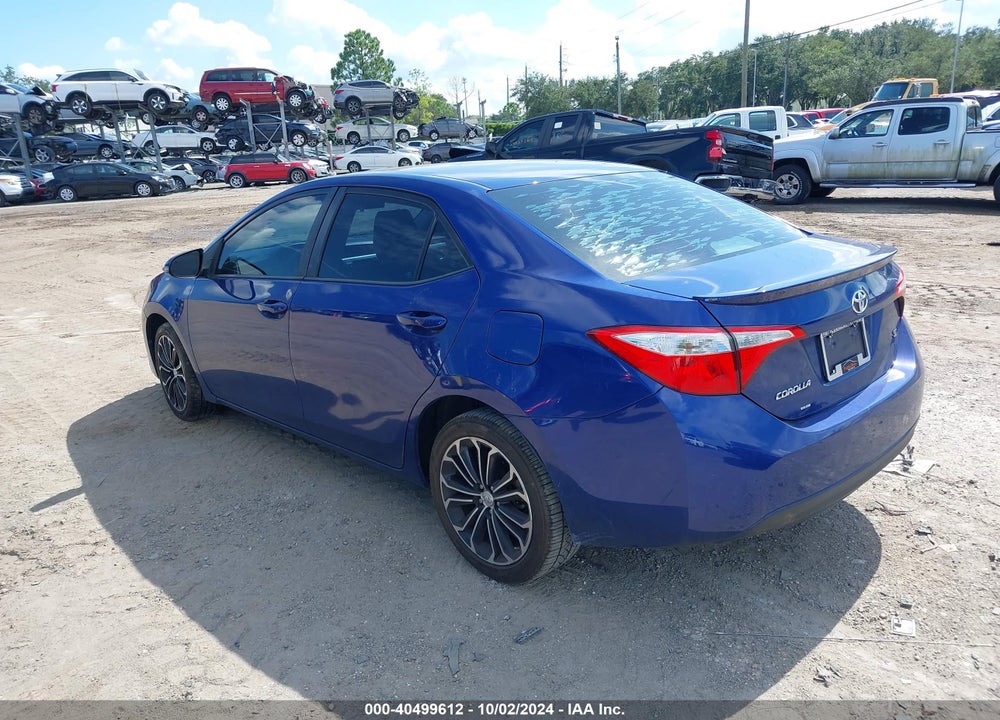 2015 TOYOTA COROLLA S PLUS VIN: 2T1BURHE3FC422537