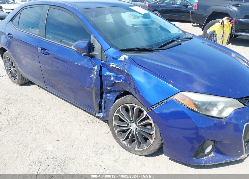 2015 TOYOTA COROLLA S PLUS VIN: 2T1BURHE3FC422537