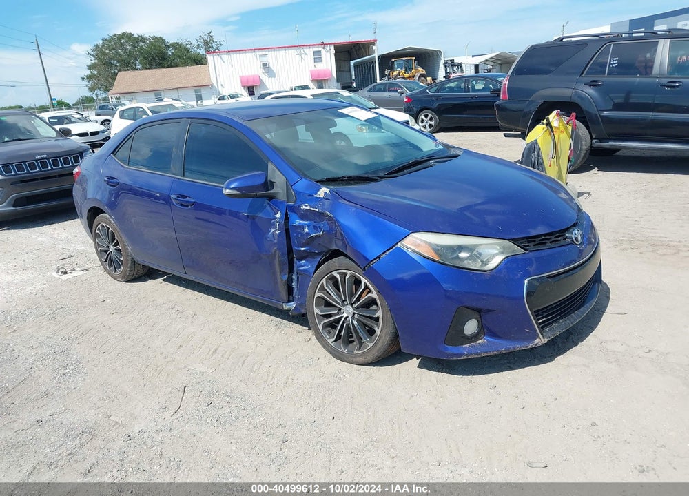 2015 TOYOTA COROLLA S PLUS VIN: 2T1BURHE3FC422537
