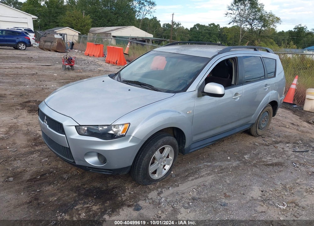 2010 MITSUBISHI OUTLANDER ES VIN: JA4AS2AW3AZ001552