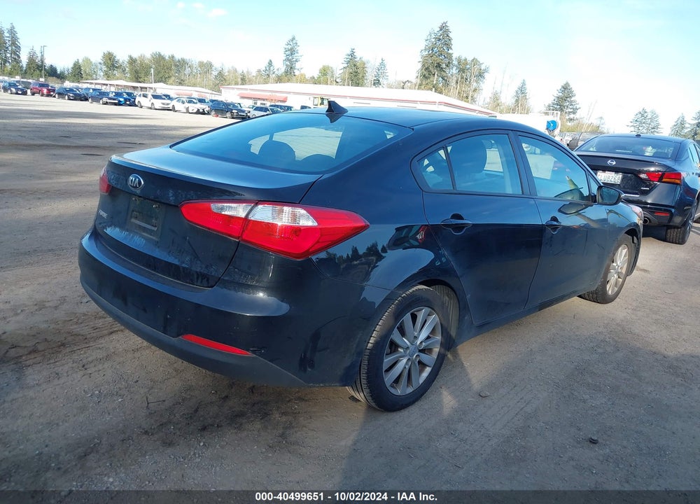 2016 KIA FORTE LX VIN: KNAFX4A63G5476141