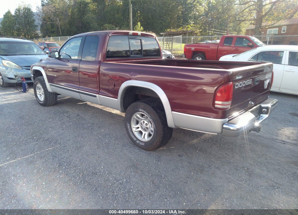 2001 DODGE DAKOTA VIN: 1B7GG22N71S298888