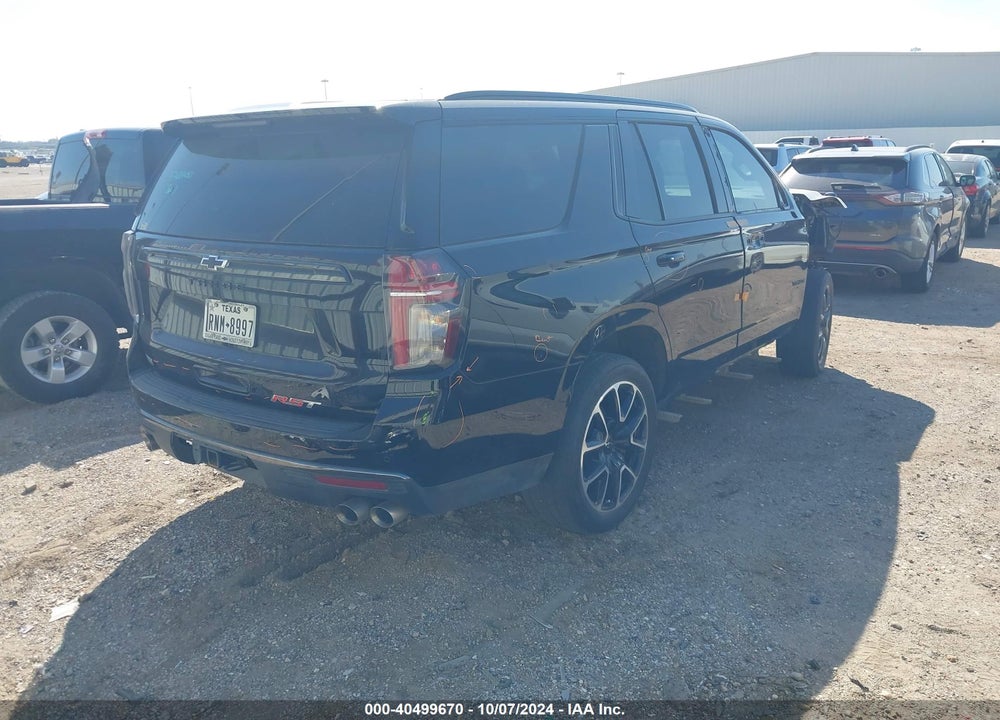 2022 CHEVROLET TAHOE 2WD RST VIN: 1GNSCRKL9NR171223