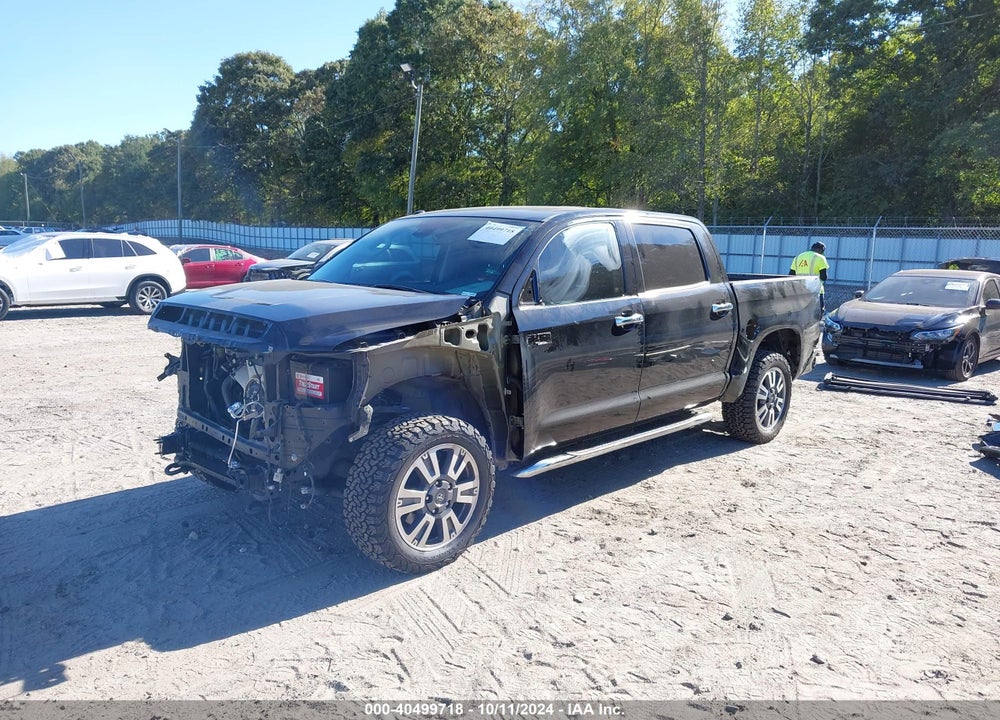 2018 TOYOTA TUNDRA PLATINUM 5.7L V8 VIN: 5TFAW5F13JX774770