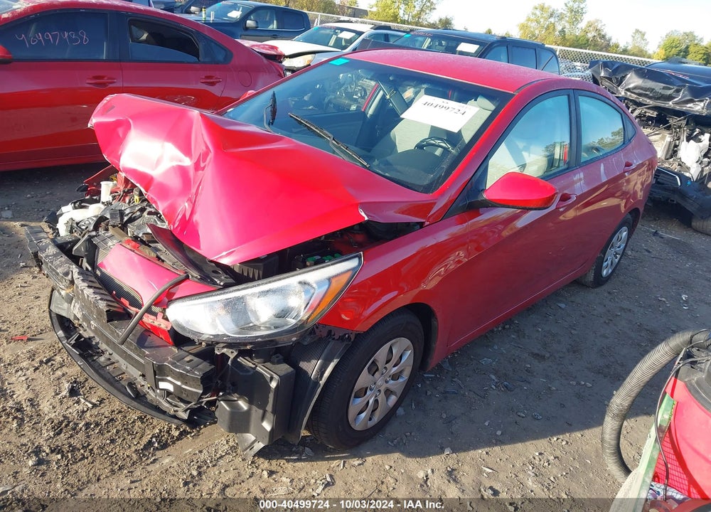 2016 HYUNDAI ACCENT SE VIN: KMHCT4AE1GU150106