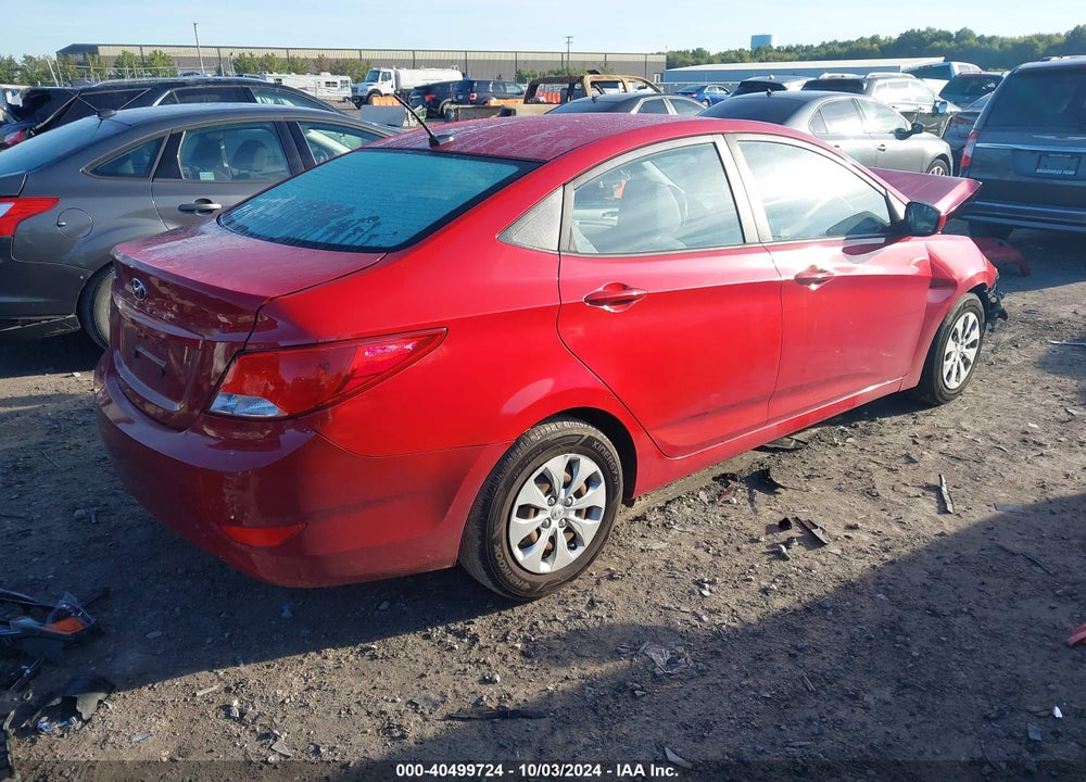 2016 HYUNDAI ACCENT SE VIN: KMHCT4AE1GU150106