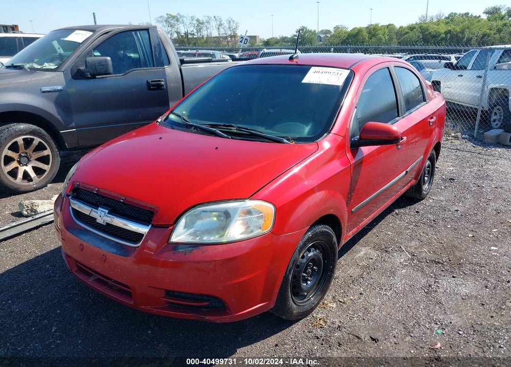 2010 CHEVROLET AVEO LT VIN: KL1TD5DE4AB109157