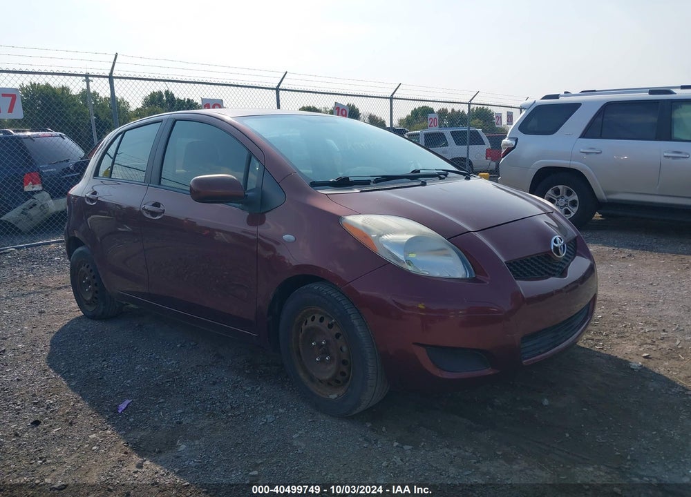 2009 TOYOTA YARIS VIN: JTDKT903195257702