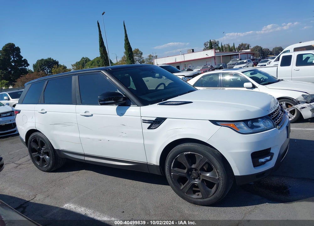 2015 LAND ROVER RANGE ROVER SPORT 3.0L V6 SUPERCHARGED HSE VIN: SALWR2VF8FA519575