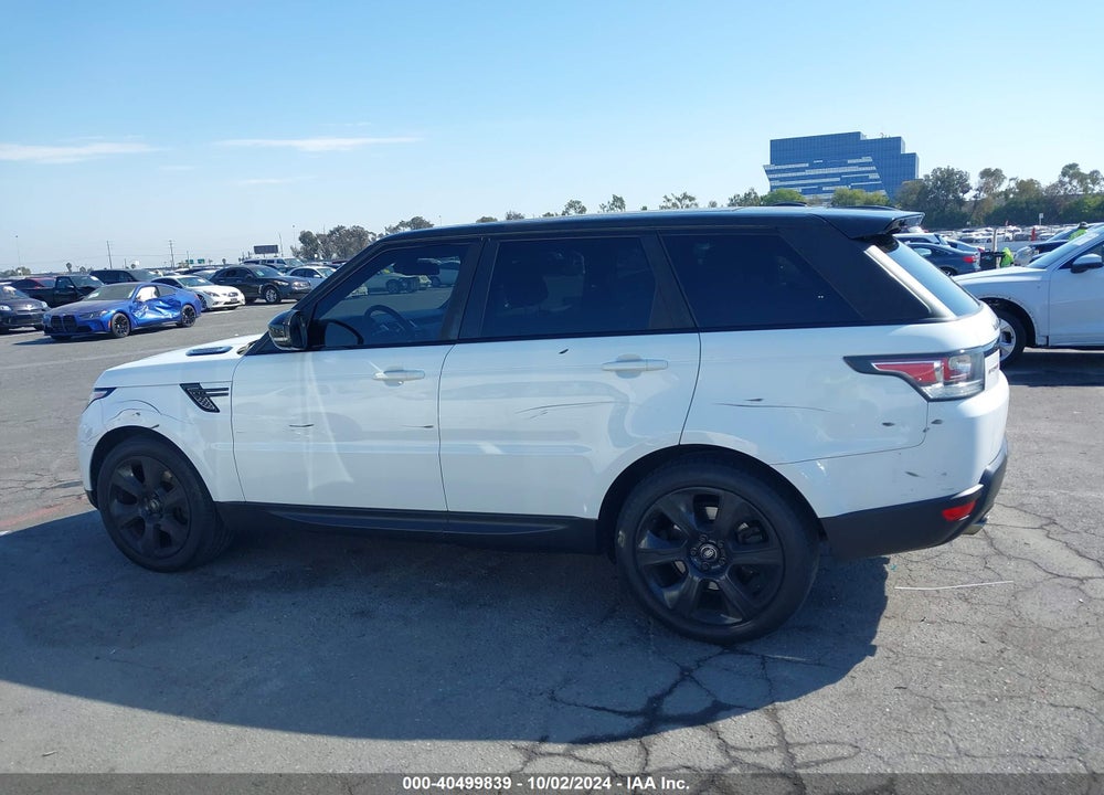 2015 LAND ROVER RANGE ROVER SPORT 3.0L V6 SUPERCHARGED HSE VIN: SALWR2VF8FA519575