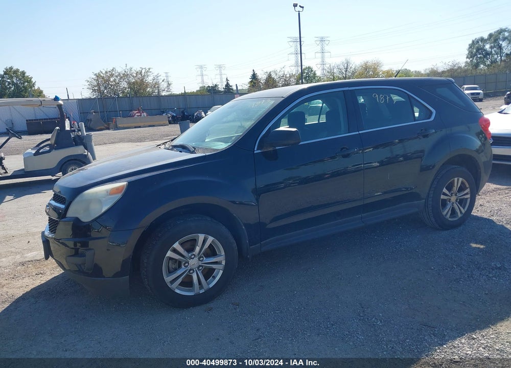 2011 CHEVROLET EQUINOX LS VIN: 2CNALBEC9B6228420