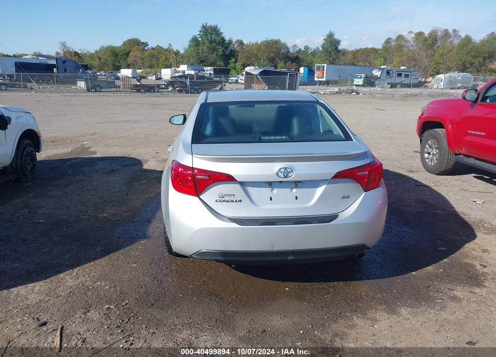 2017 TOYOTA COROLLA SE VIN: 2T1BURHE0HC807671