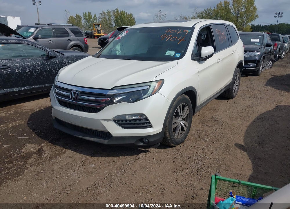 2017 HONDA PILOT EX-L VIN: 5FNYF6H50HB008813