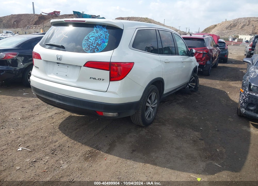 2017 HONDA PILOT EX-L VIN: 5FNYF6H50HB008813