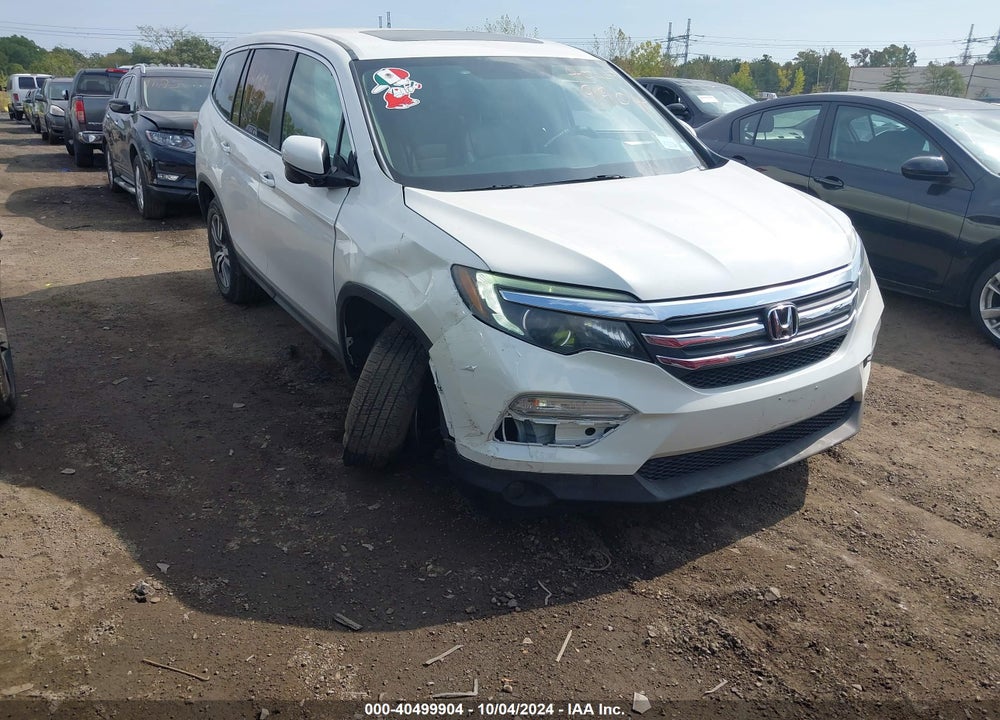 2017 HONDA PILOT EX-L VIN: 5FNYF6H50HB008813