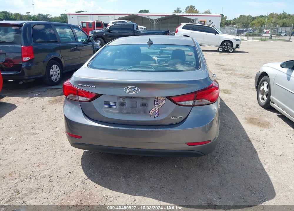2016 HYUNDAI ELANTRA LIMITED VIN: KMHDH4AE3GU602370