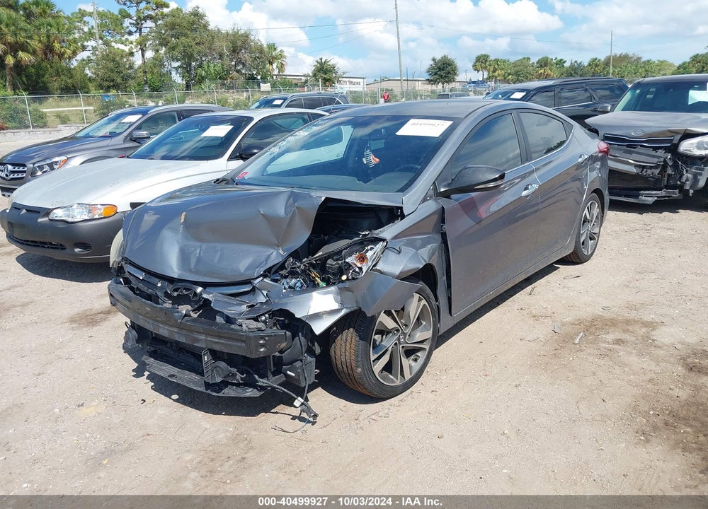2016 HYUNDAI ELANTRA LIMITED VIN: KMHDH4AE3GU602370