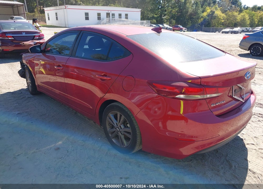 2018 HYUNDAI ELANTRA SEL VIN: 5NPD84LF6JH234777