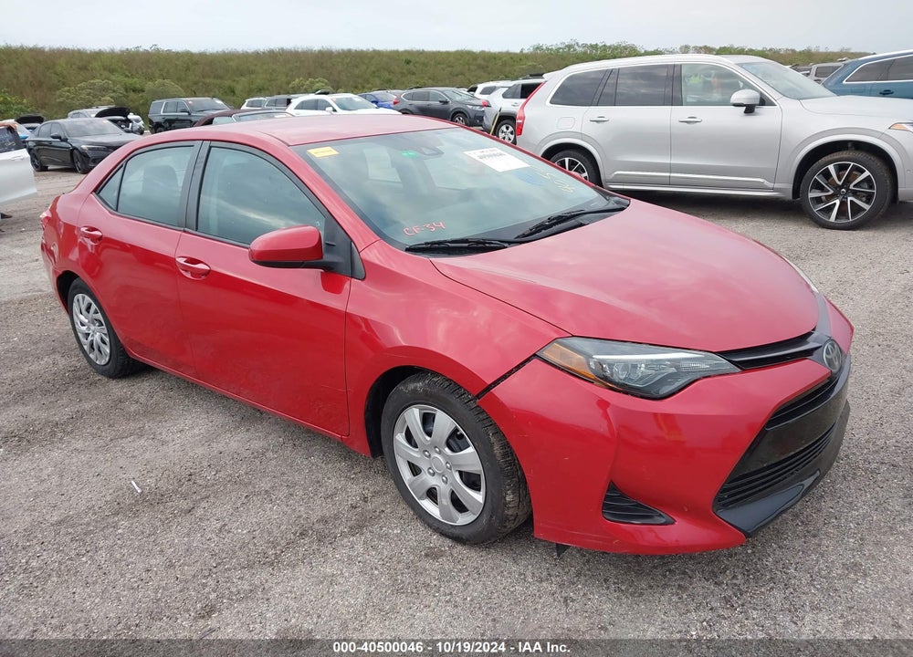 2019 TOYOTA COROLLA LE VIN: 2T1BURHE4KC196082