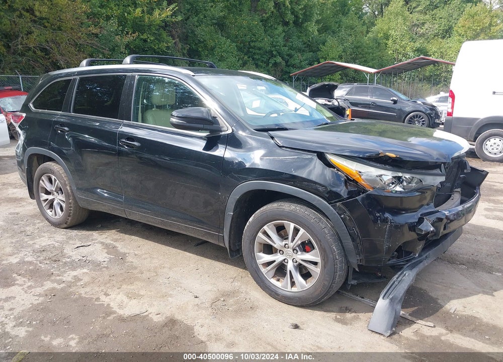 2015 TOYOTA HIGHLANDER XLE V6 VIN: 5TDJKRFH8FS116424