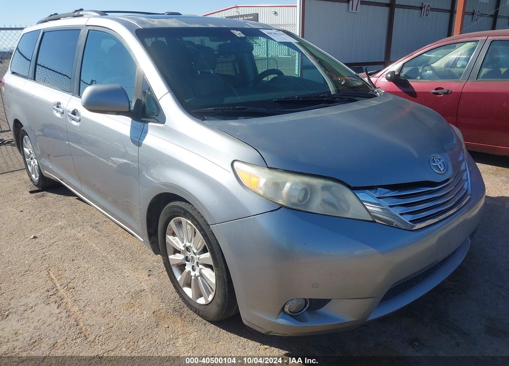 2011 TOYOTA SIENNA LTD VIN: 5TDYK3DCXBS157201