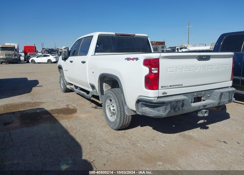2020 CHEVROLET SILVERADO 2500HD 4WD STANDARD BED WT VIN: 1GC1YLE75LF324373