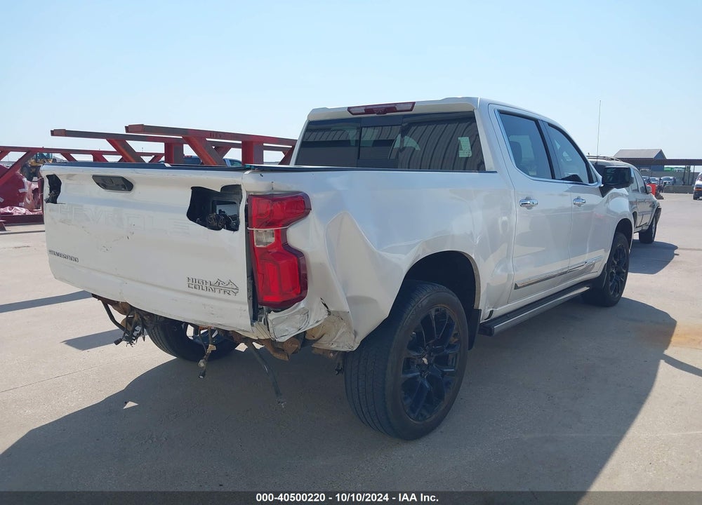 2023 CHEVROLET SILVERADO 1500 4WD SHORT BED HIGH COUNTRY VIN: 1GCUDJE85PZ304537
