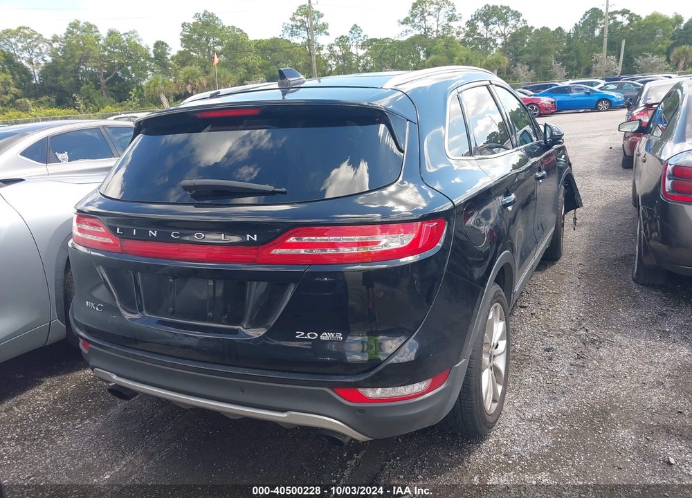 2016 LINCOLN MKC SELECT VIN: 5LMCJ2D98GUJ08697