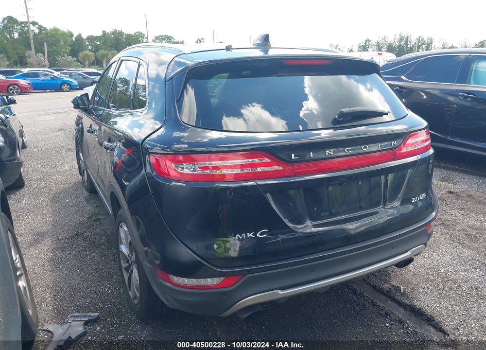 2016 LINCOLN MKC SELECT VIN: 5LMCJ2D98GUJ08697