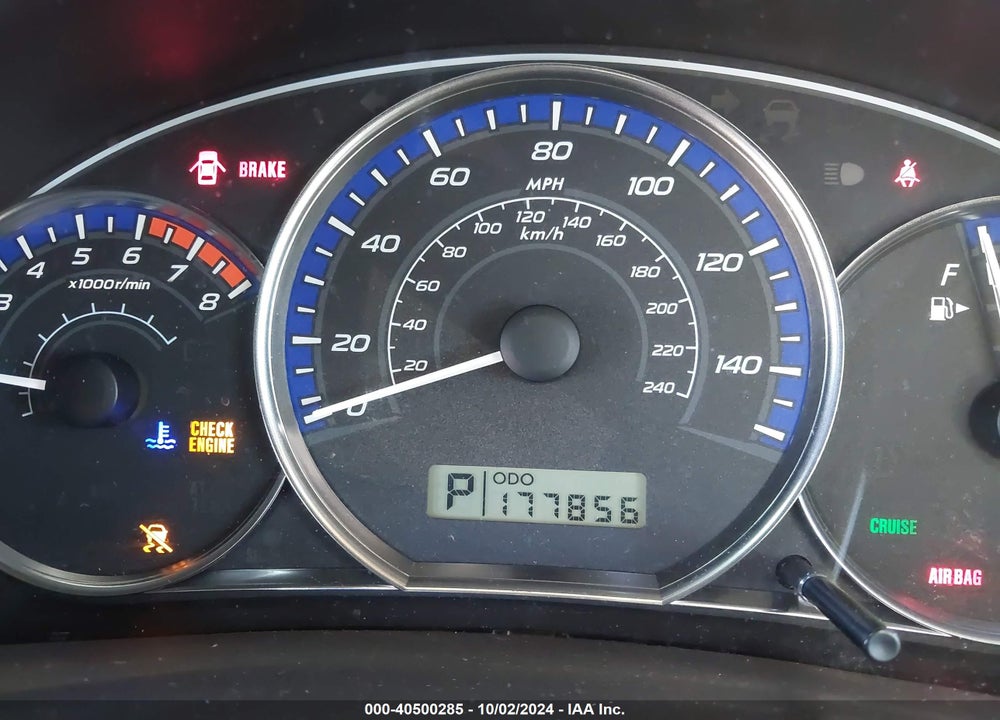 2010 SUBARU FORESTER 2.5X VIN: JF2SH6BC9AH766115