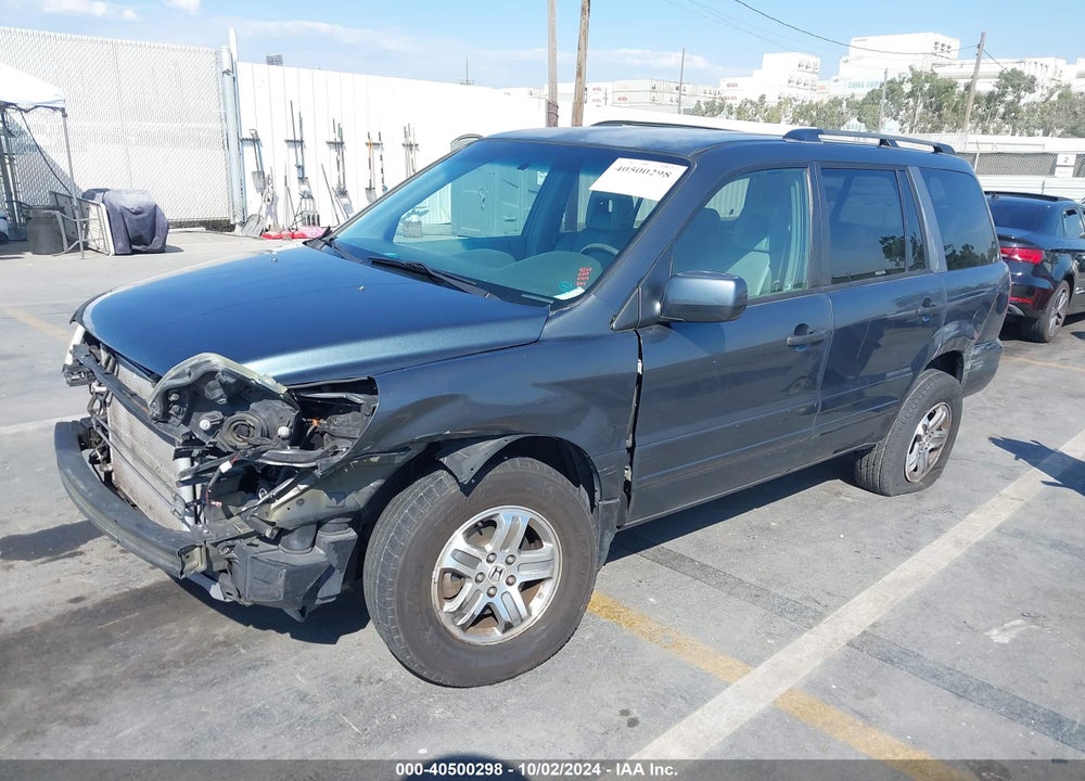 2004 HONDA PILOT EX-L VIN: 2HKYF18594H580414