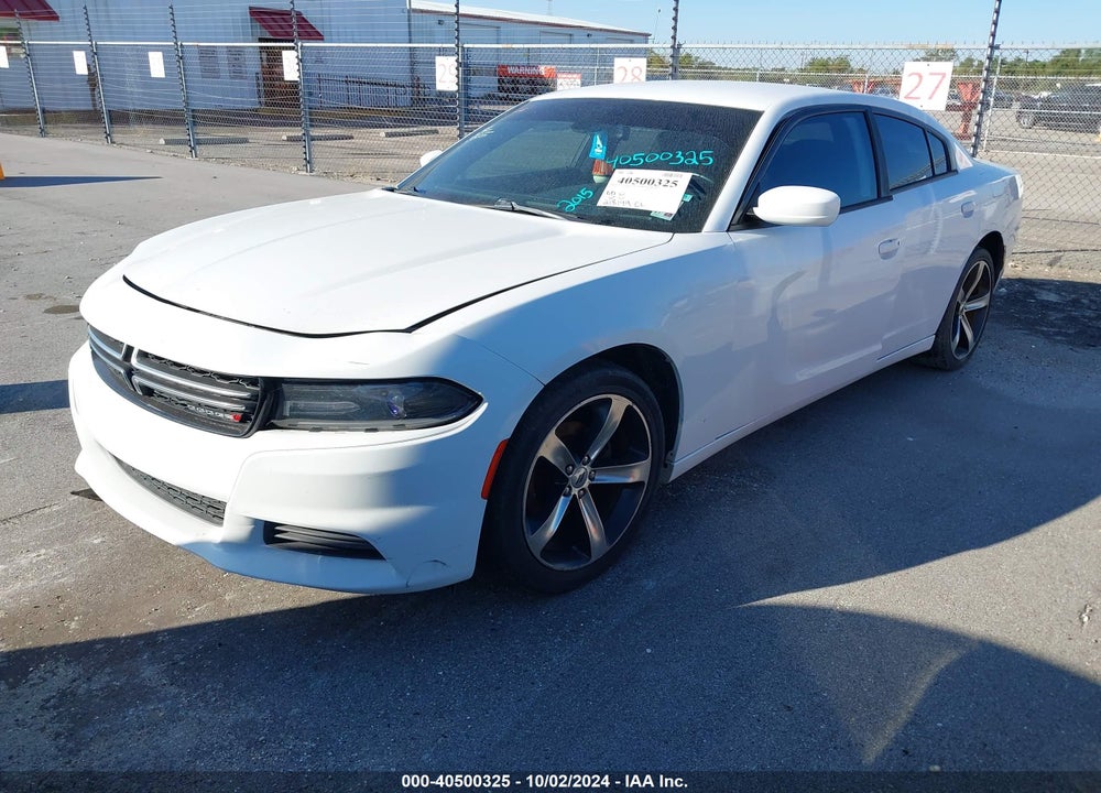 2015 DODGE CHARGER SE VIN: 2C3CDXBG9FH735587