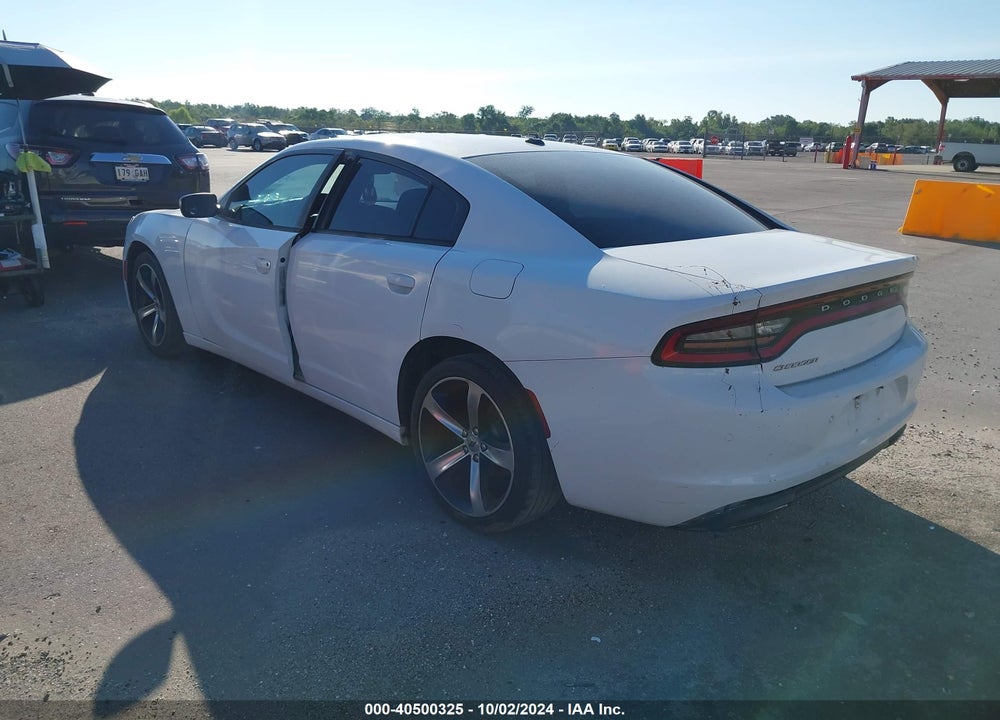 2015 DODGE CHARGER SE VIN: 2C3CDXBG9FH735587