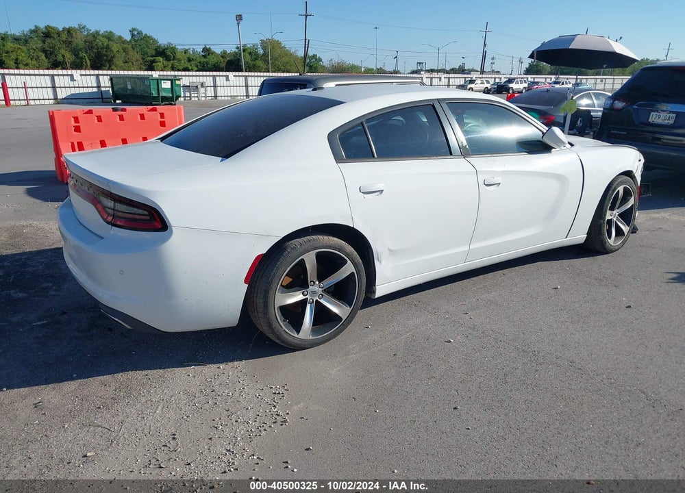 2015 DODGE CHARGER SE VIN: 2C3CDXBG9FH735587