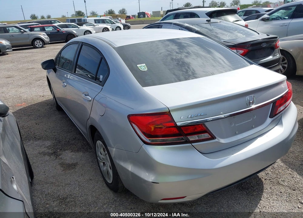 2015 HONDA CIVIC LX VIN: 19XFB2F50FE008134