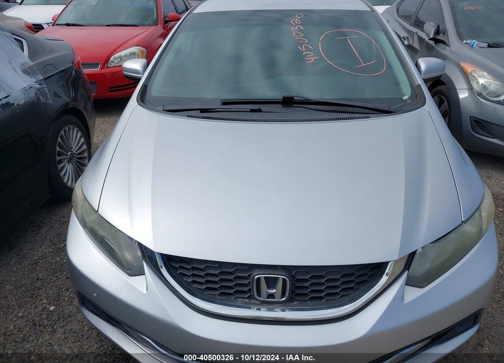 2015 HONDA CIVIC LX VIN: 19XFB2F50FE008134