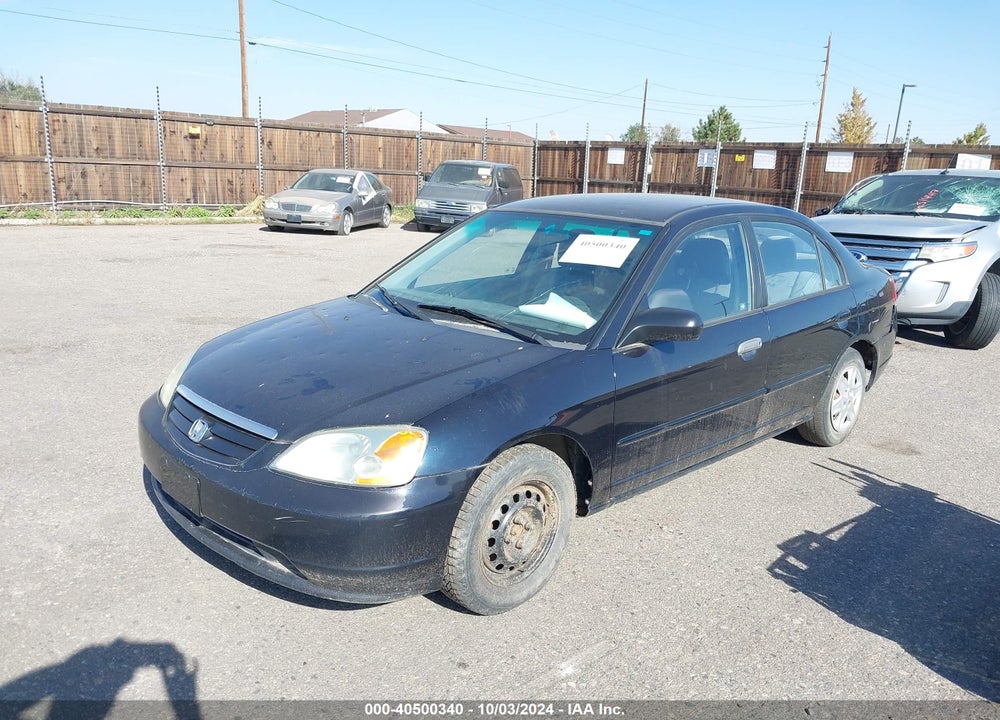 2003 HONDA CIVIC LX VIN: 2HGES15583H599502